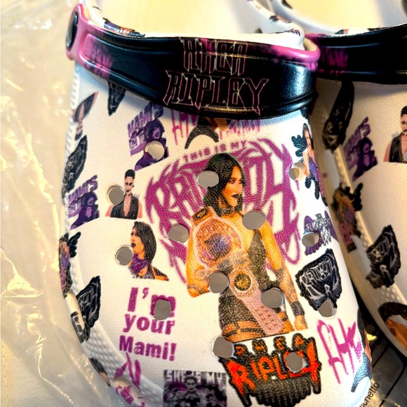 (Brand New) never worn Rhea Ripley Crocs - Picture 2 of 4